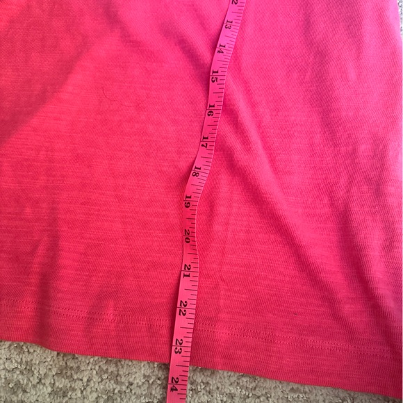 Faherty Bright Pink Sleeveless Tank Top NWT - Picture 5 of 5